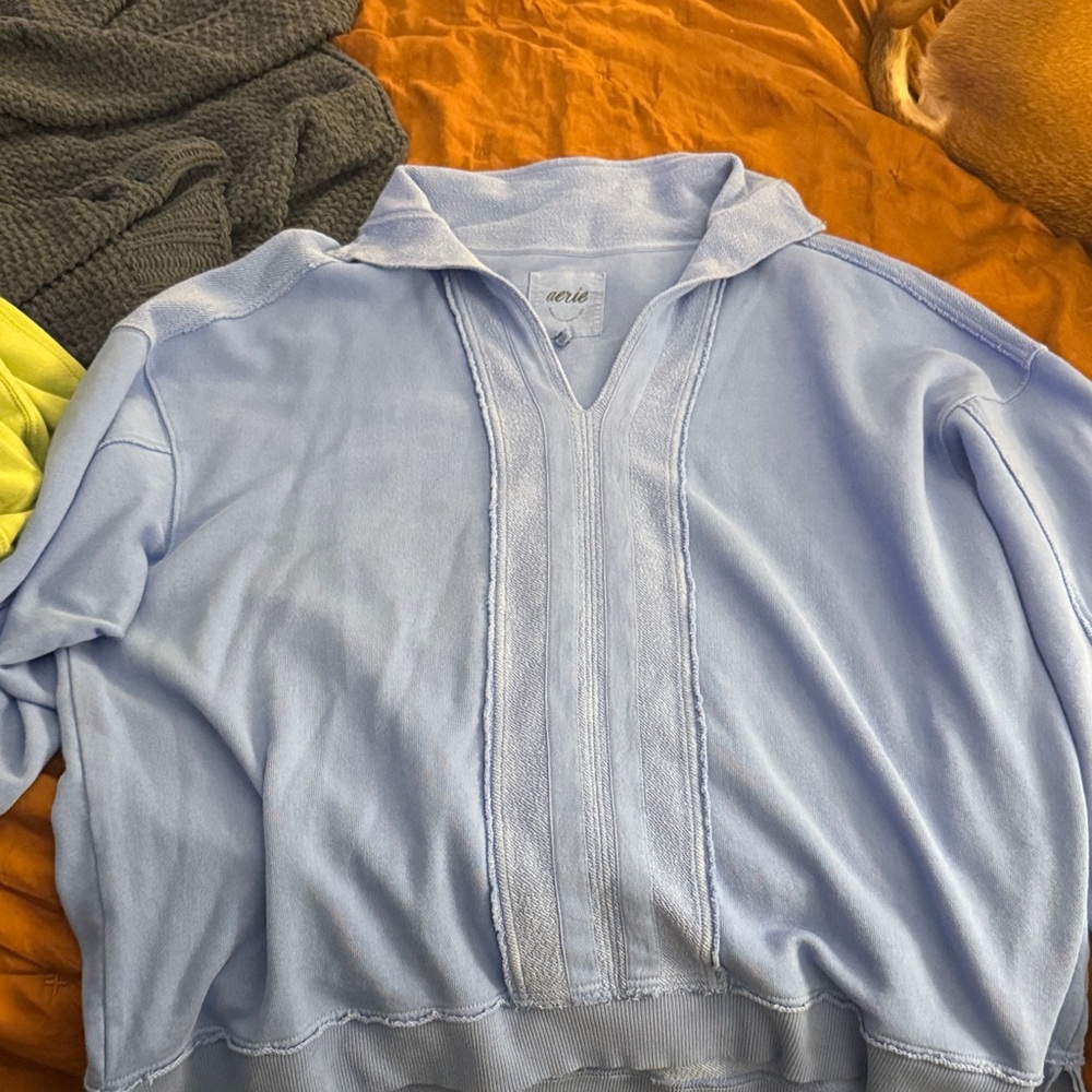 Aerie Soft Blue Knit Sweater